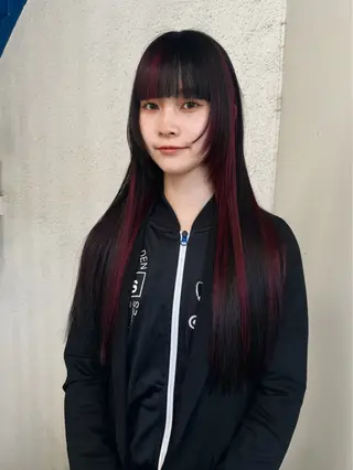 ロング カラー THE  AGATA TOKYO所属・外国人風パーマ/デザ インカット🦕✨アミのヘアスタイル