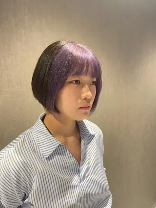 ショート MIRIM栄所属・透明感カラー/艶髪/ エクステ/HIROのヘアスタイル