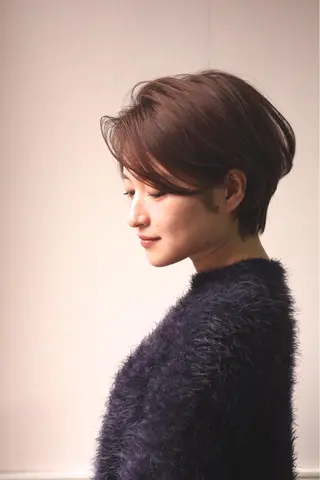 ショート ボブ/ショート/ 白髪染め/メンズ葛西のヘアスタイル