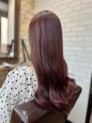 ロング カラー 多賀 順平のヘアスタイル