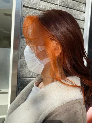 セミロング カラー 🌼上水流 彩乃🌼のヘアスタイル