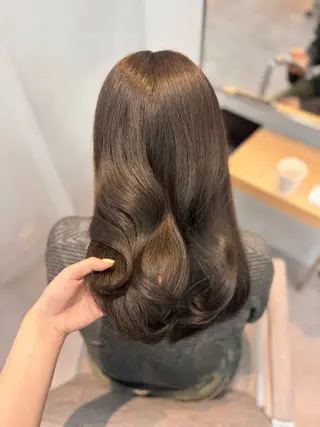 セミロング 透明感/韓国ヘア/ miyu 🎀のヘアスタイル