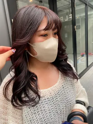 セミロング カラー 🌻名古屋🌻 🫧ハイトーン🫧のヘアスタイル