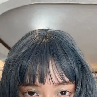 カラー films所属・AYA/films 韓国/レイヤー／ボブのヘアスタイル