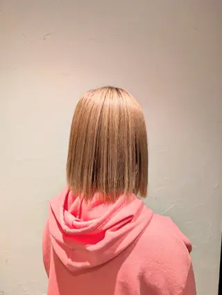 ミディアム 吉田 彩のヘアスタイル