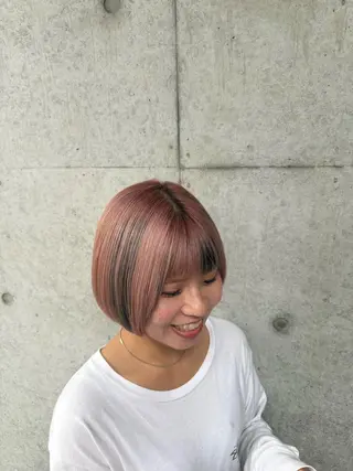 ショート カラー 透明感カラーAny/ natumi🧿のヘアスタイル