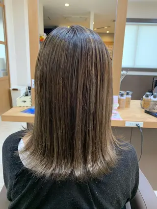 ミディアム カラー Lien 深井店のヘアスタイル