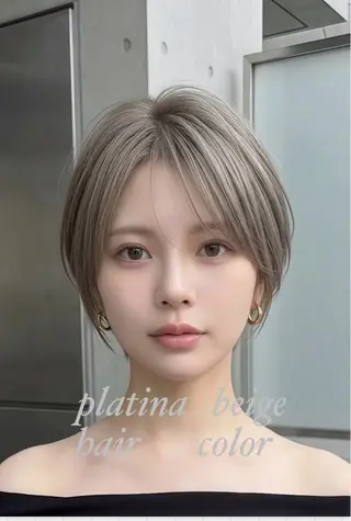 ショート カラー M.SLASH 辻 孝志のヘアスタイル