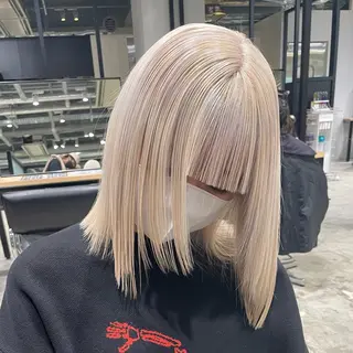 ショート カラー 透明感🎀艶髪 💞まいか🎶のヘアスタイル