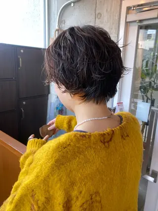 ショート パーマ MAKES harajuku　m.clan所属・パーマ/ 🌿nanakoのヘアスタイル