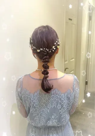 ヘアアレンジ 🎀透明感カラー🎀 ヘアメ／mikotoのヘアスタイル