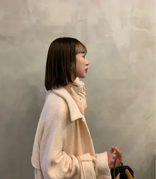 ミディアム カラー 🌿ボブ パーマ高橋啓太🌿のヘアスタイル