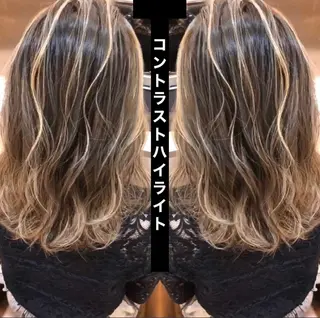 ミディアム ACRO梅田【アクロ】所属・美髪矯正・レイヤー 倉友哉のヘアスタイル