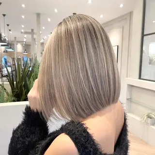 ミディアム カラー アンドウ ユウ/ レイヤーカット/韓国のヘアスタイル