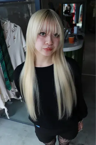 ロング カラー 🧡色落ちまで2度綺 麗なカラー🧡ヨシキのヘアスタイル