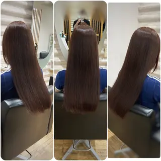 ロング カラー 『艶髪』で印象が激変 ！髪質改善専門KONのヘアスタイル