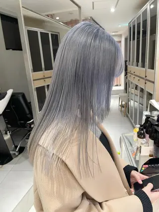 セミロング カラー ヘアアレンジ 艶髪/レイヤーカット 🐣misakiのヘアスタイル