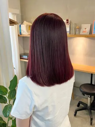 ミディアム カラー 伊藤ゆかり/髪質改善 /透明感カラーのヘアスタイル