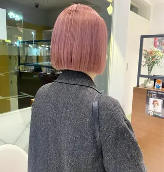 ショート カラー HOLON池袋所属・ウルフカット ハッシュカット/七海のヘアスタイル