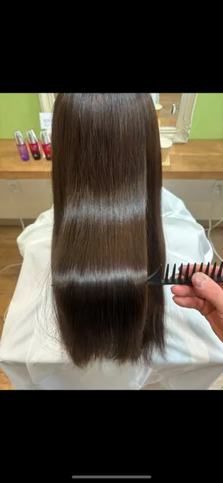 ロング カラー パーマ ヘアアレンジ ❣️倉敷❣️美髪 カラー能登一成のヘアスタイル