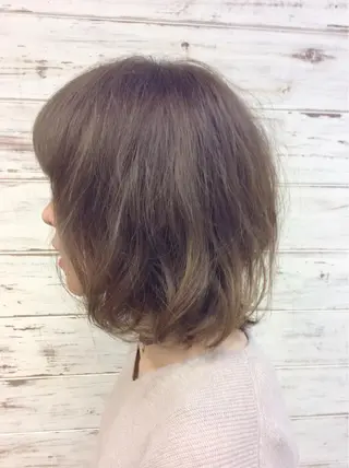 ミディアム カラー 日比 貴大/ minim hairのヘアスタイル