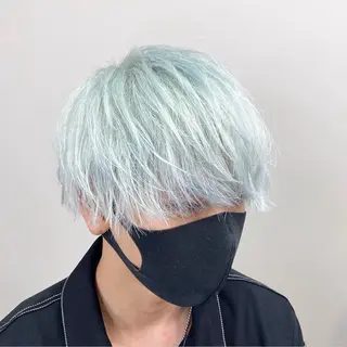 ショート カラー メンズ 【メンズ特化】金沢 /片町　髙木　功基のヘアスタイル