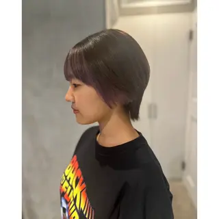 ショート カラー elimabyfif th調布🌙キホ🌙のヘアスタイル