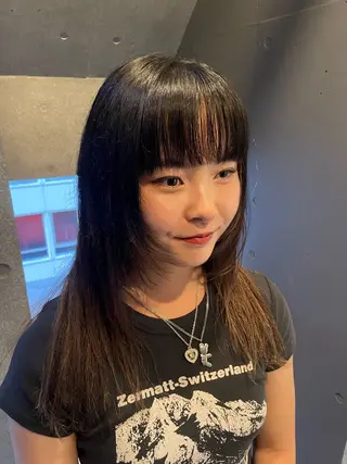 ロング shoko/ 海外ガール風パーマのヘアスタイル