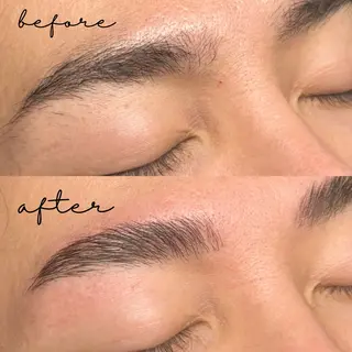 メンズ アイブロウ 眉毛&フェイス WAX専門ハルヒラリの眉毛・アイブロウイメージ