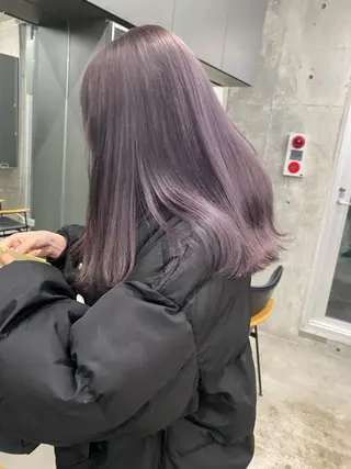 ロング カラー レイヤー/韓国ヘア/ 梅田/中崎町のヘアスタイル