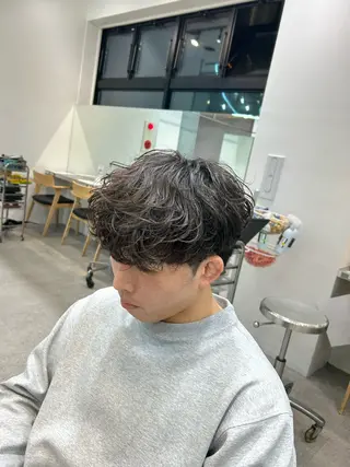 パーマ メンズ fifth渋谷所属・fifth春山 凜乃介のヘアスタイル