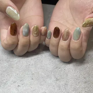 ネイル p.o.n. nuance/個性的のネイルデザイン