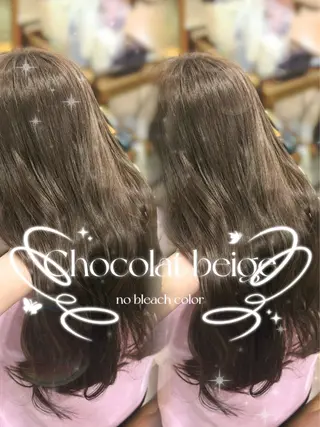 ロング カラー みゆう🎀ショート ボブ×透明感カラーのヘアスタイル