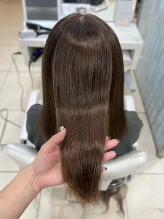 セミロング 【髪質改善カラー】 あむ·. ⟡ 🖤のヘアスタイル