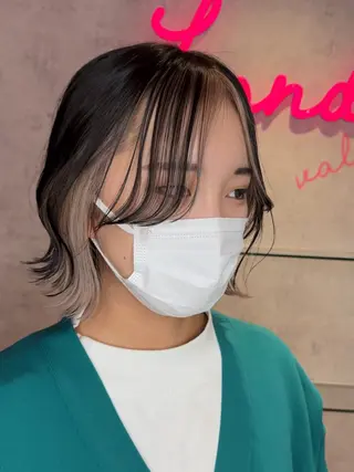 ショート カラー 韓国ヘア/艶カラー /田中悠佑のヘアスタイル