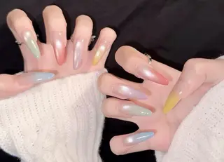 ネイル H3 Nail Tsuki🦋💙のネイルデザイン