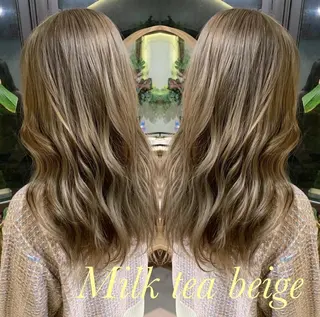 カラー ハイトーンカラー× 髪質改善　川嶋宏旭のヘアスタイル