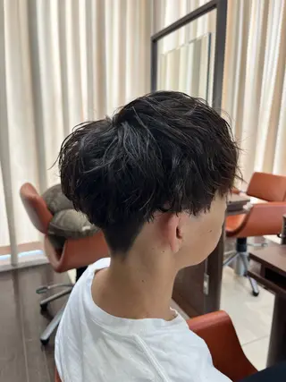 ショート パーマ メンズ AROH  men's cut&men's perm 船橋店所属・🧊メンズ特化🧊 高木航希のヘアスタイル