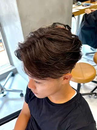 パーマ メンズ elima調布所属・澤崎 ゆらのヘアスタイル