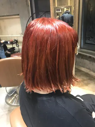 ショート カラー パーマ ヘアアレンジ メンズ キッズ ネイル マツエク・マツパ サロンドミルク 原宿のヘアスタイル