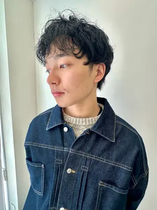 パーマ メンズ 園 冬稀のヘアスタイル
