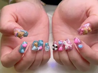 ネイル lucky nail 歌舞伎町のネイルデザイン