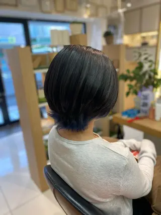 ショート カラー 岡本 拓朗のヘアスタイル