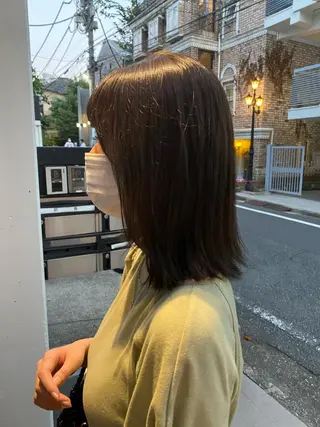 ミディアム カラー お任せヘア☘️☘️ 及川渚のヘアスタイル