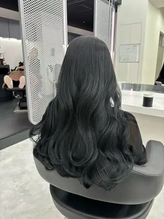 ロング カラー 表参道ハッシュカット レイヤー/リノンのヘアスタイル