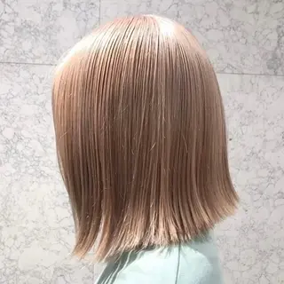 ミディアム カラー パーマ ヘアアレンジ メンズ キッズ ネイル マツエク・マツパ アイブロウ 透明感ワンカラー梅田 ダブルカラー/川上のヘアスタイル