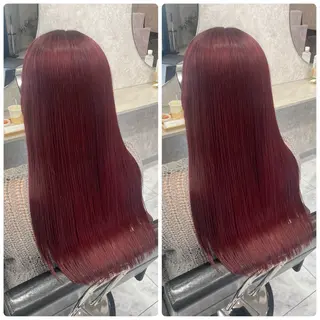 ロング 🦋ハイトーン🦋 石山 希理🦋のヘアスタイル