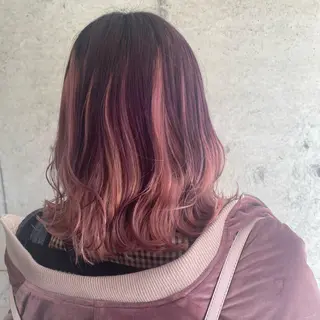 ミディアム カラー 🪐SOURCE 塚口　シマブクロ🪐のヘアスタイル