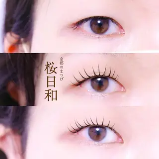 マツエク・マツパ 京都のまつげ桜日和 小島美桜のマツエク・マツパデザイン