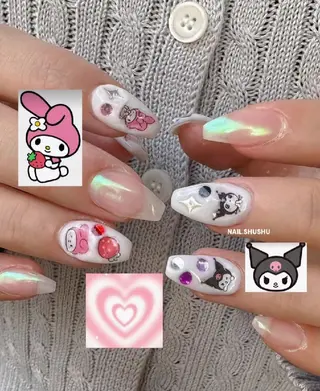 ネイル 3dパーツ/流行り 👧shushu❤️のネイルデザイン